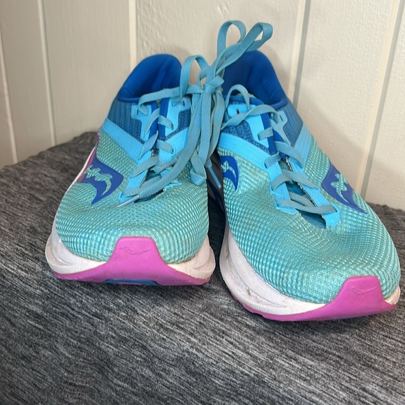 Saucony Axon Running Sneakers Women's Size 10 Blue S10657-30, Lace Up - Picture 3 of 11